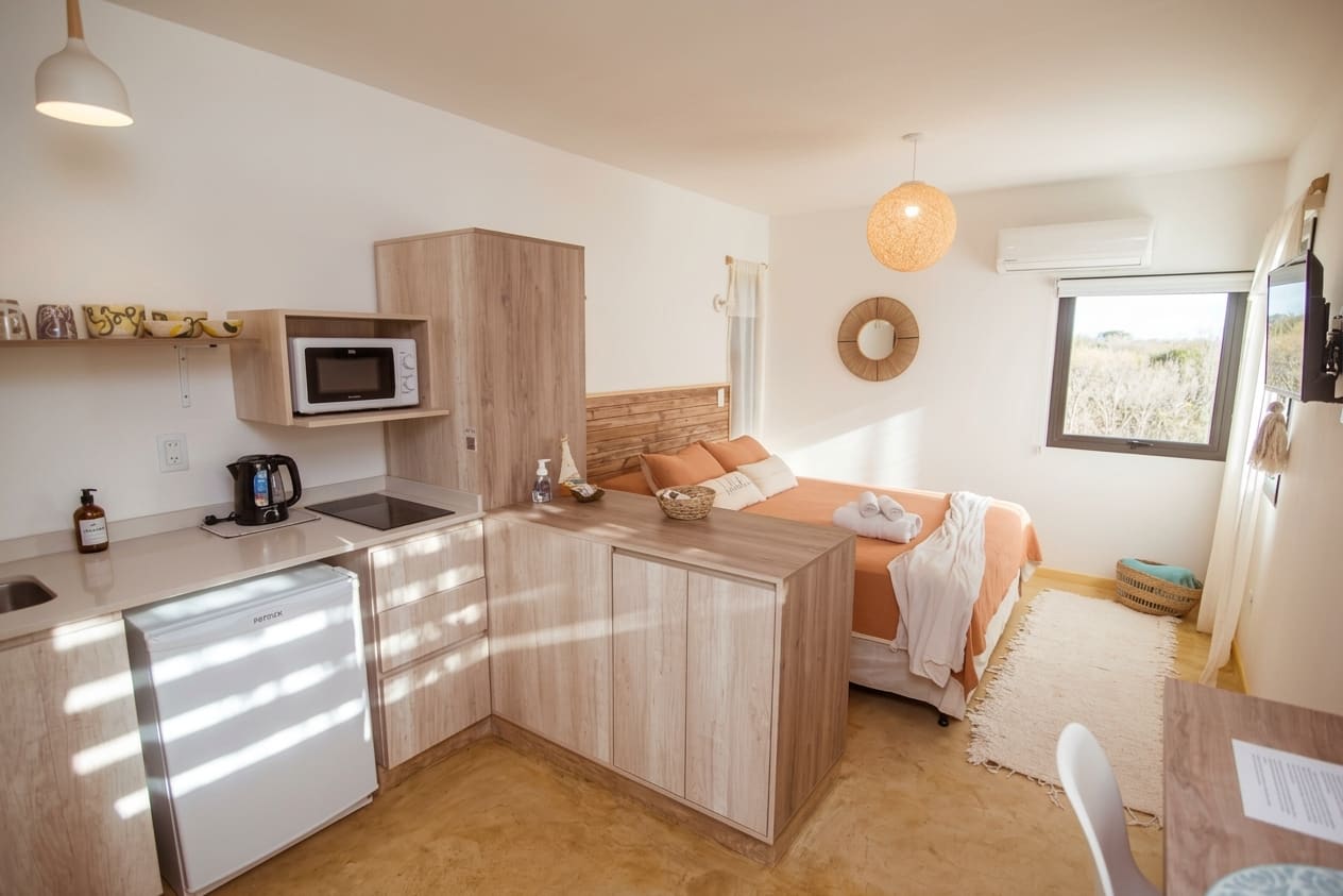 Loft frente a la piscina para dos personas en Chacras de Coria